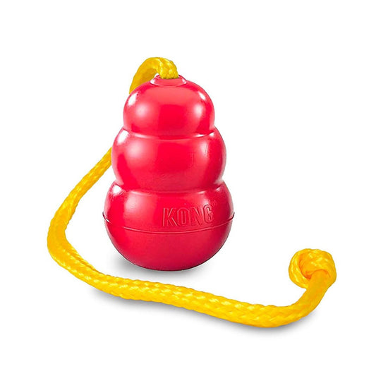 Kong Classic mit Seil fuer Hunde