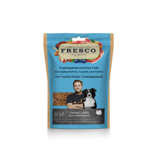 Fresco Trainingsknöchelchen mit Pute für Hunde