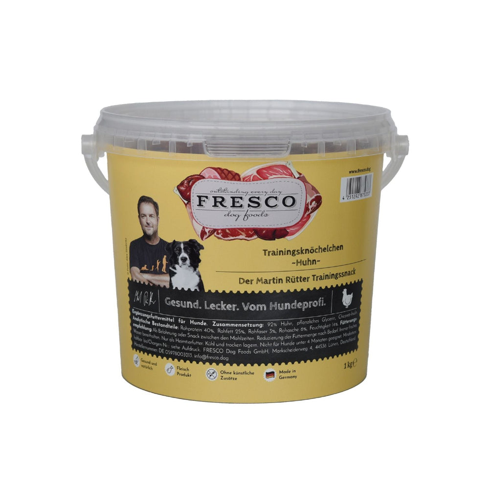 Fresco Martin Rütter Trainingsknöchelchen Huhn für Hunde